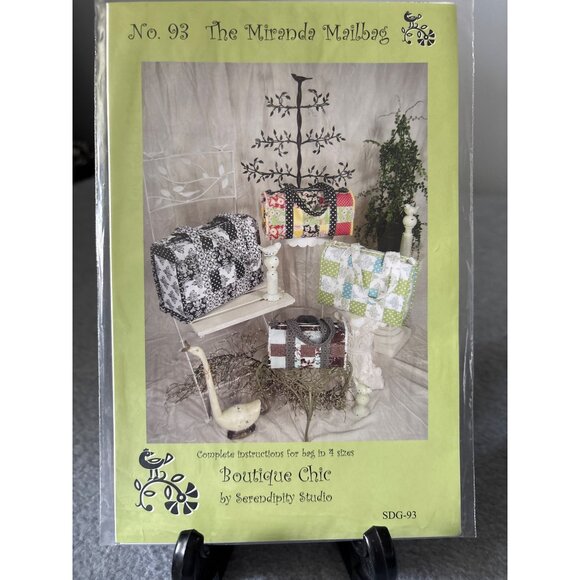 No. 93 The Miranda Mailbag Sewing Pattern Boutique Chic by Serendipity Studio DI - Picture 4 of 6